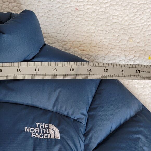 The North Face 700 Womens Goose Down Puffer Jacket Green See Measurements No Sz - Picture 4 of 11